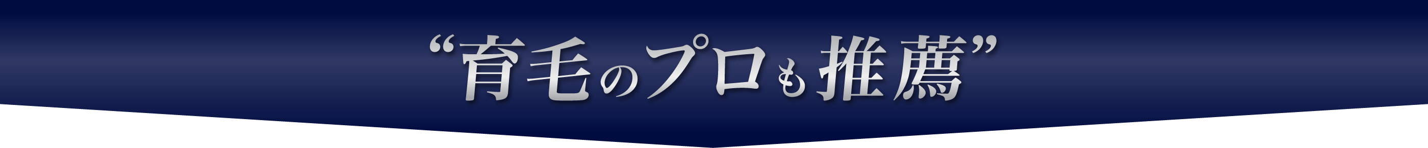 育毛のプロも推薦